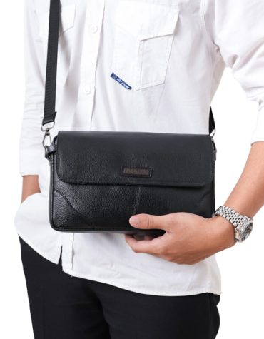 Jayuwan Levario - Leather Men's bag CLutch & Sling Bag | Tas Pria Multifungsi TKJ