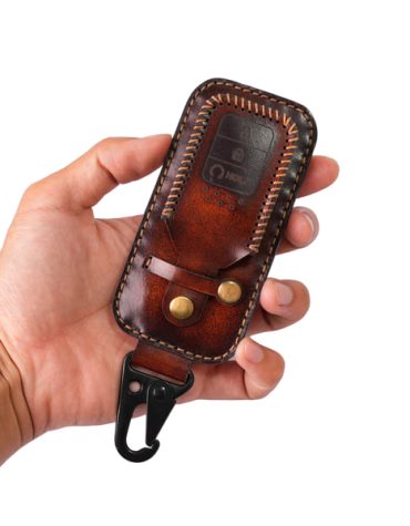 Jayuwan - Cover Keyless & Dompet STNK Kulit Asli Premium Brush - Off KTK