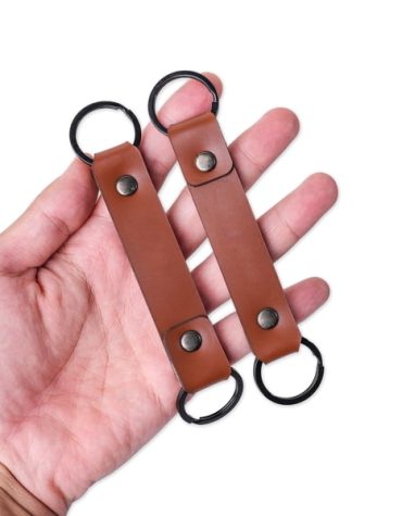 Jayuwan Loka Keychain – Gantungan Kunci Kulit Asli Premium Polos GKLP